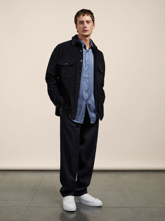 CHINO PANT - NAVY BLUE - GIULIA30 | Pence 1979