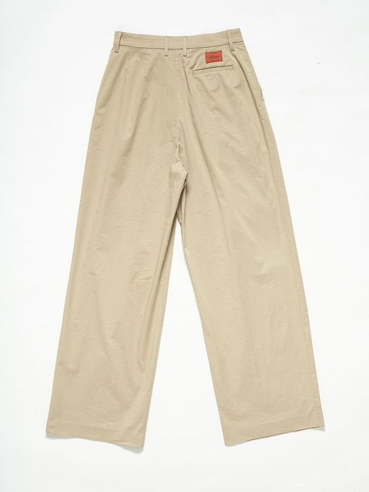 PANTALONE CHINO AMPIO - BEIGE - Abbigliamento Donna | Pence 1979