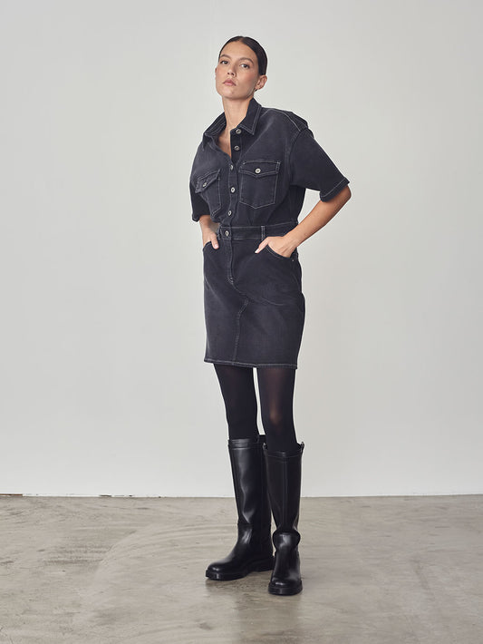 SHORT DRESS - BLACK - Archive | Pence 1979