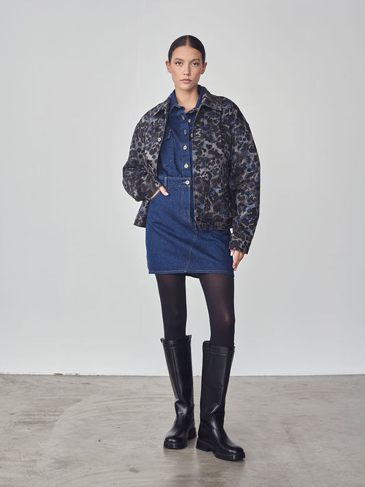 SHORT DRESS - NAVY BLUE - GIULIA30 | Pence 1979