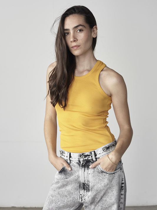 CANOTTA - GIALLO - Abbigliamento Donna | Pence 1979