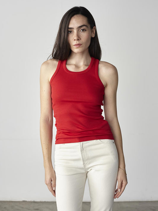 CANOTTA - ROSSO - Abbigliamento Donna | Pence 1979