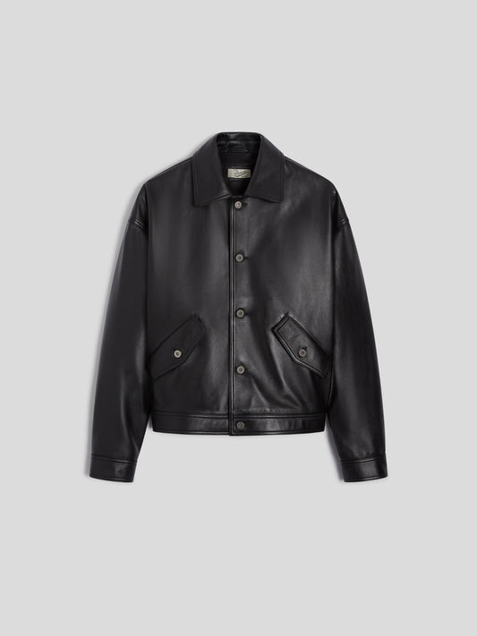 LEATHER JACKET - BLACK - GIULIA30 | Pence 1979