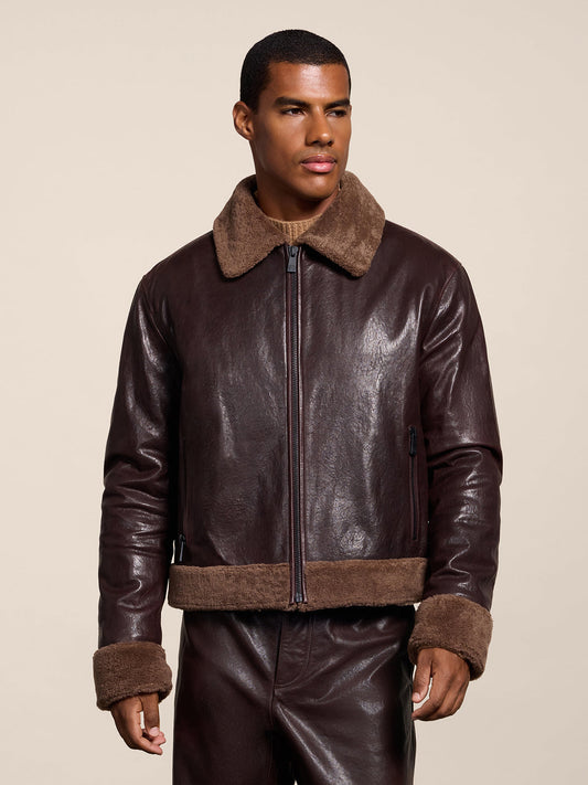 MONTONE MOGANO CON ZIP CENTRALE REGULAR FIT - MOGANO - Abbigliamento Uomo | Pence 1979