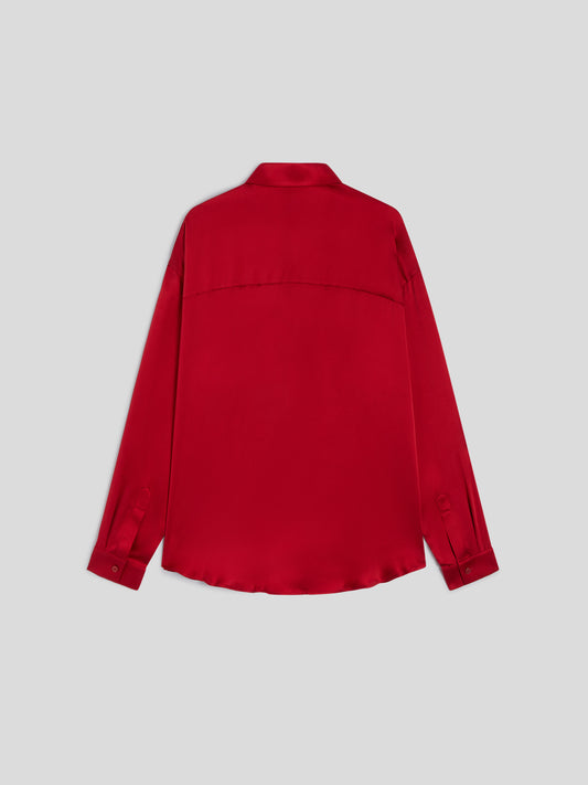 SILK SHIRT - CHERRY - GIULIA30 | Pence 1979