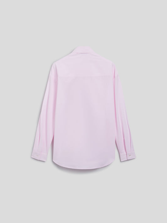 OVERSHIRT IN POPELINE - ROSA - Abbigliamento Donna | Pence 1979