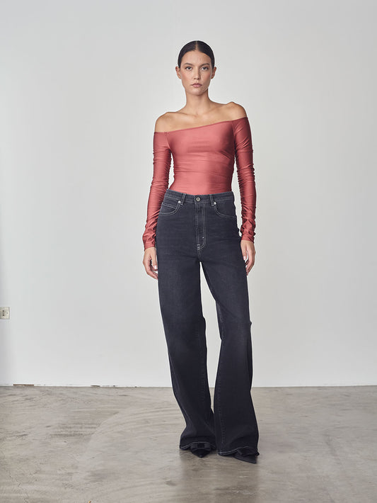 PANTALONE 5 TASCHE - NERO - Abbigliamento Donna | Pence 1979