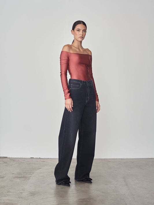 PANTALONE 5 TASCHE - NERO - Abbigliamento Donna | Pence 1979