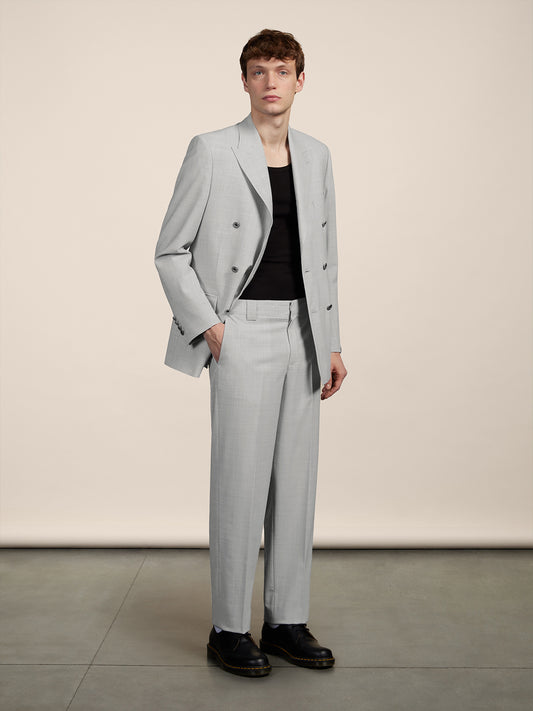 CHINO PANT - GREY MELANGE - GIULIA30 | Pence 1979