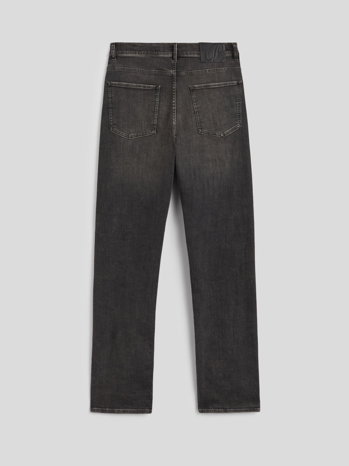 PANTALONE 5 TASCHE DA UOMO IN DENIM COMFORT NERO LAVAGNA,LOOSE FIT