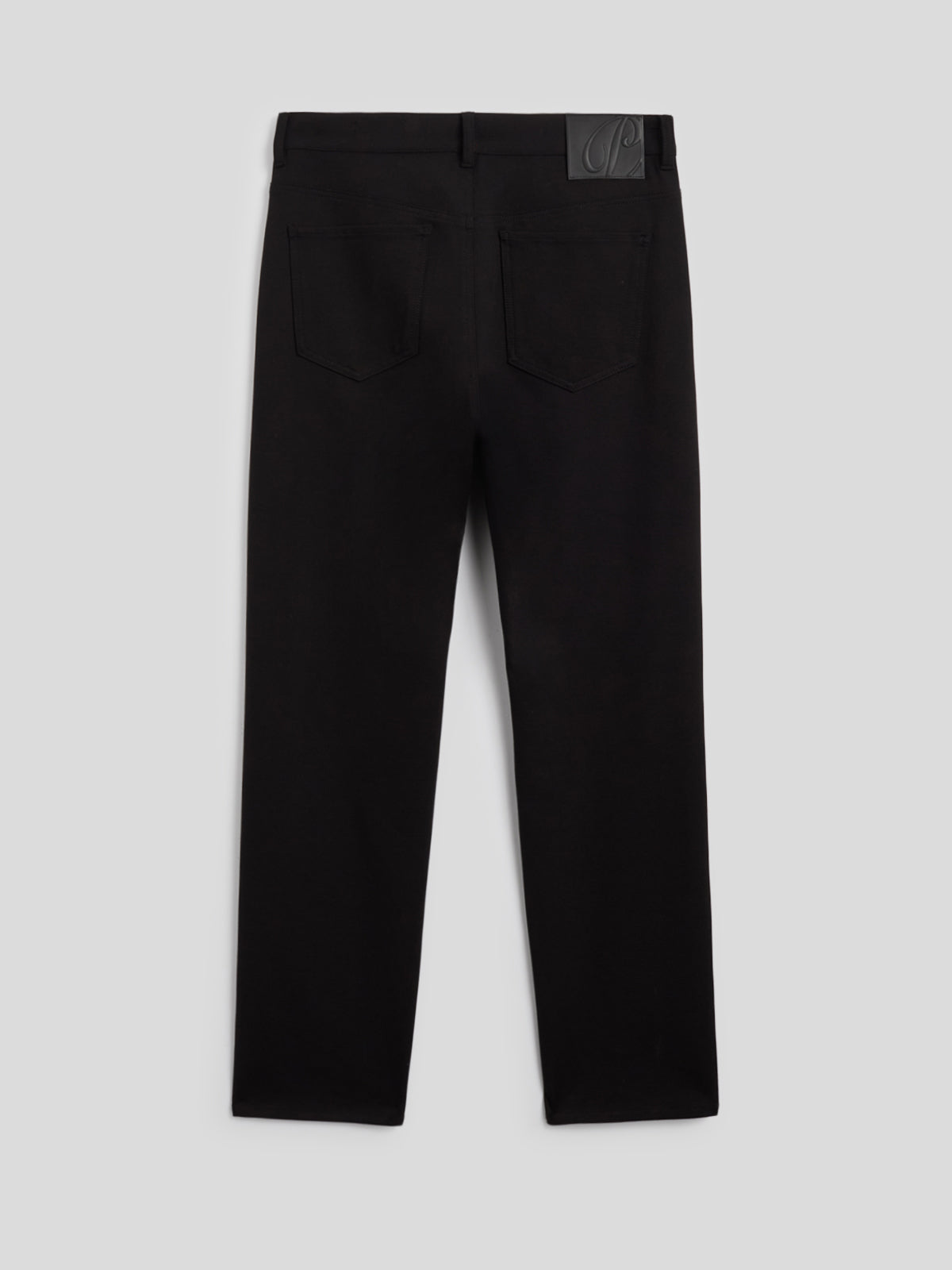 PANTALONE 5 TASCHE DA UOMO JERSEY PESANTE COMFORT SLIM FIT COLORE NERO