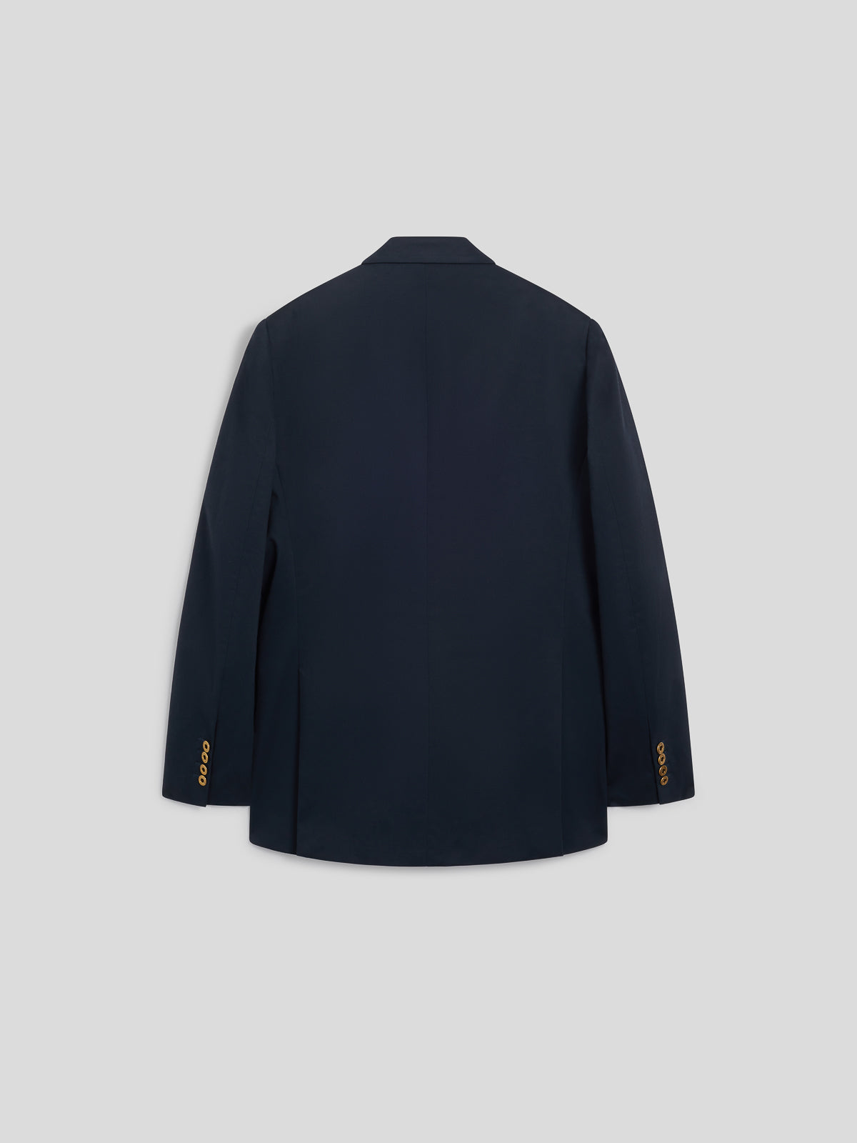 BLAZER DOPPIOPETTO DA UOMO REVERS LANCIA REGULAR FIT IN RASATELLO DI COTONE BLU