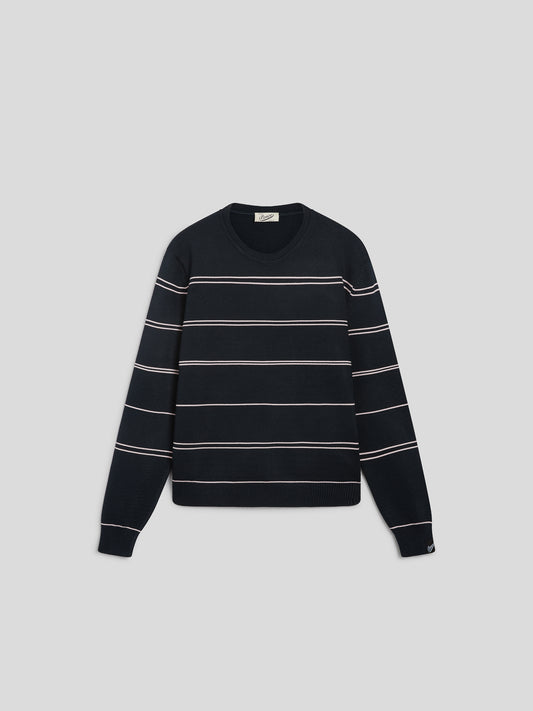 ROUND NECK SWEATER - BLUE NAVY - GIULIA30 | Pence 1979