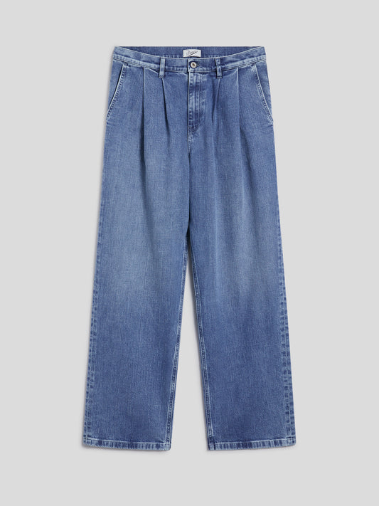 PANTALONE 2 PINCES - AZZURRO CHIARO - Abbigliamento Donna | Pence 1979