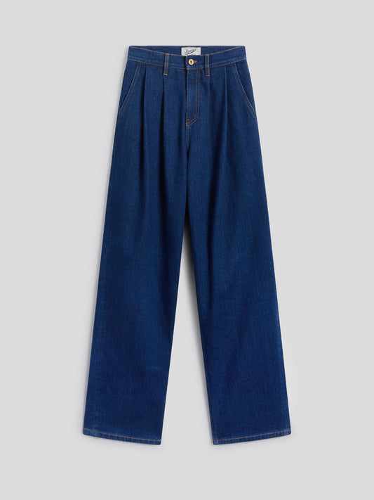 PANTALONE 2 PINCES - BLU NAVY - Abbigliamento Donna | Pence 1979