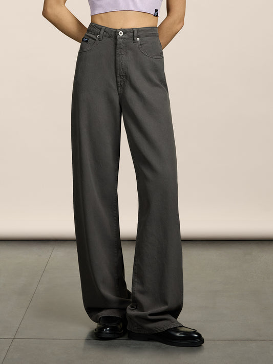 PANTALONE 5 TASCHE - GRAFITE - Abbigliamento Donna | Pence 1979