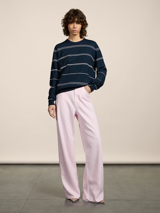 PANTALONE 5 TASCHE - ROSA CHIARO - Abbigliamento Donna | Pence 1979