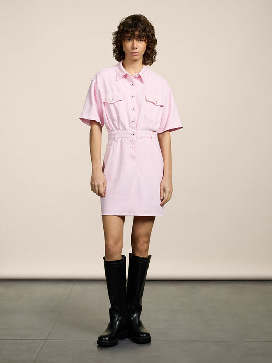 MINI DRESS - LIGHT PINK - GIULIA30 | Pence 1979
