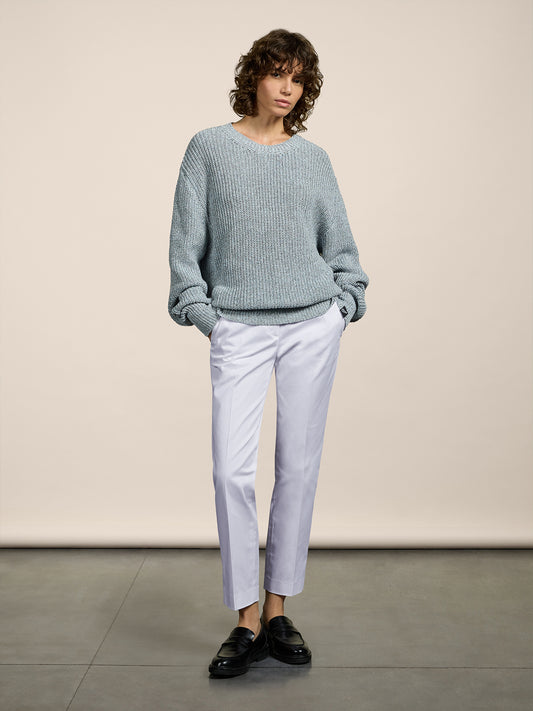 PANTALONE CHINO - OFF WHITE - Abbigliamento Donna | Pence 1979