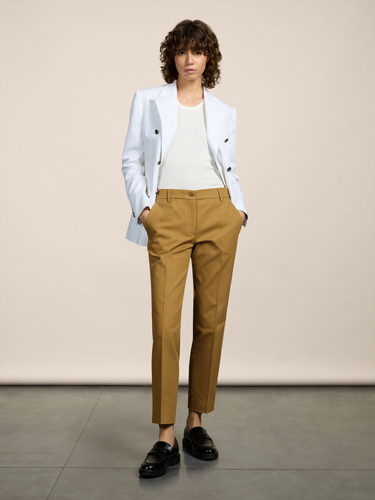 PANTALONE CHINO - TABACCO - Abbigliamento Donna | Pence 1979