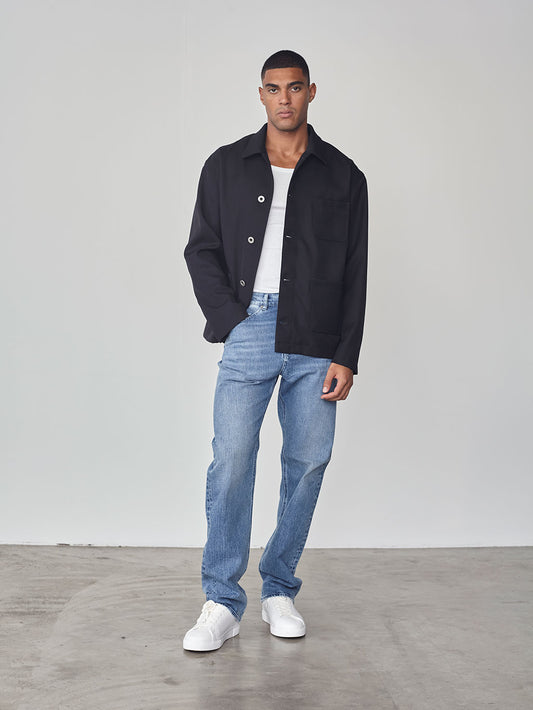 DENIM GAMBA AMPIA - DENIM BLU CHIARO - Abbigliamento Uomo | Pence 1979