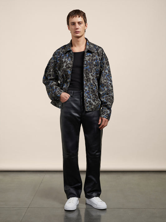 LEATHER PANT - BLACK - GIULIA30 | Pence 1979
