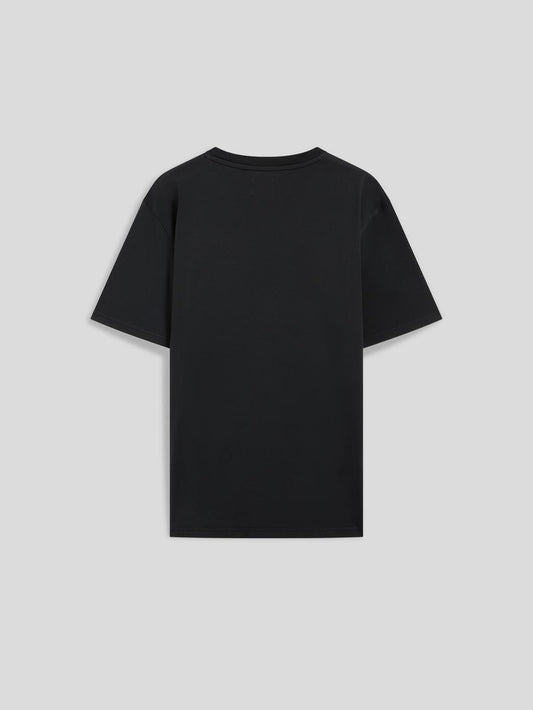 T-SHIRT CON RICAMO - NERO - Abbigliamento Uomo | Pence 1979