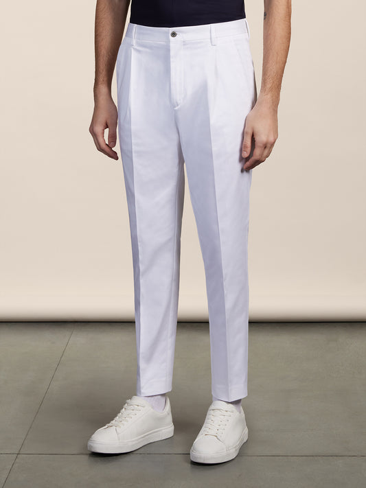 PANTALONE CHINO - OFF WHITE - Abbigliamento Uomo | Pence 1979