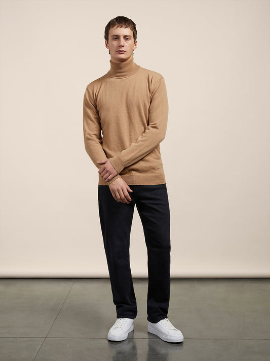 TURTLE NECK SWEATER - BEIGE - GIULIA30 | Pence 1979