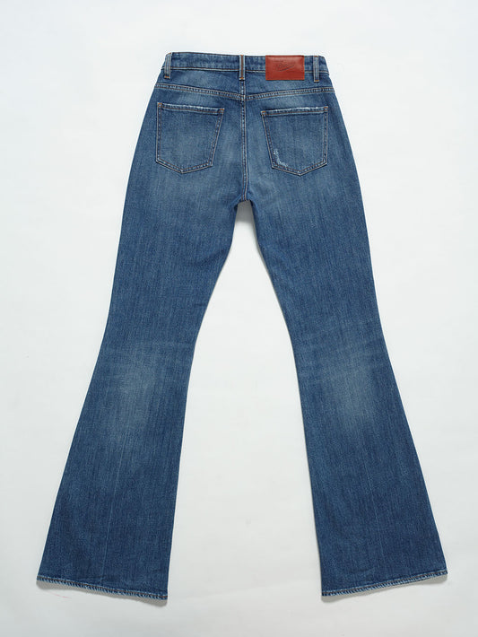PANTALONE DONNA - BLU MEDIO - Abbigliamento Donna | Pence 1979