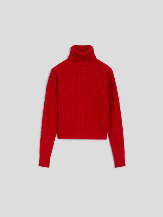 TURTLE NECK SWEATER - RED - Archive | Pence 1979