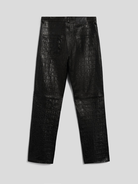5 POCKETS PANTS - BLACK - Check Active | Pence 1979