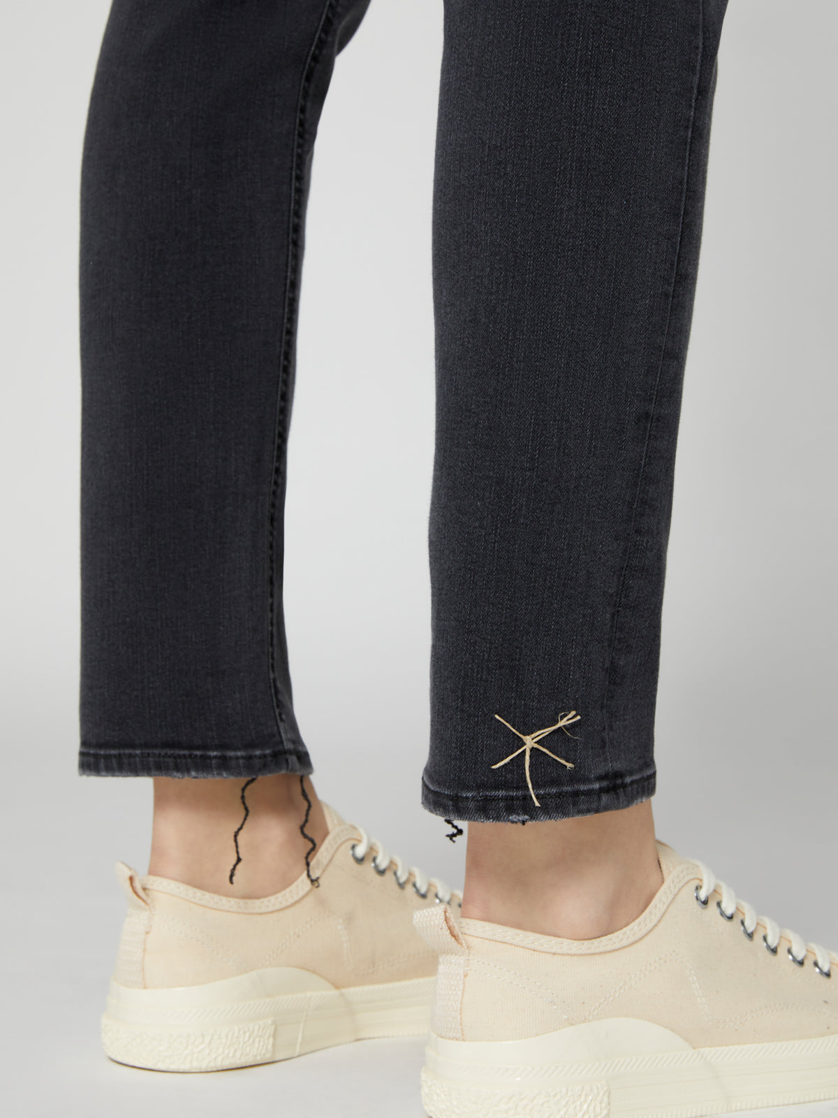 Jeans Slim Fit da Donna grigio scuro