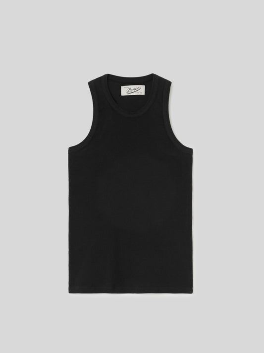 CANOTTA A COSTE - Nero - Abbigliamento Donna | Pence 1979
