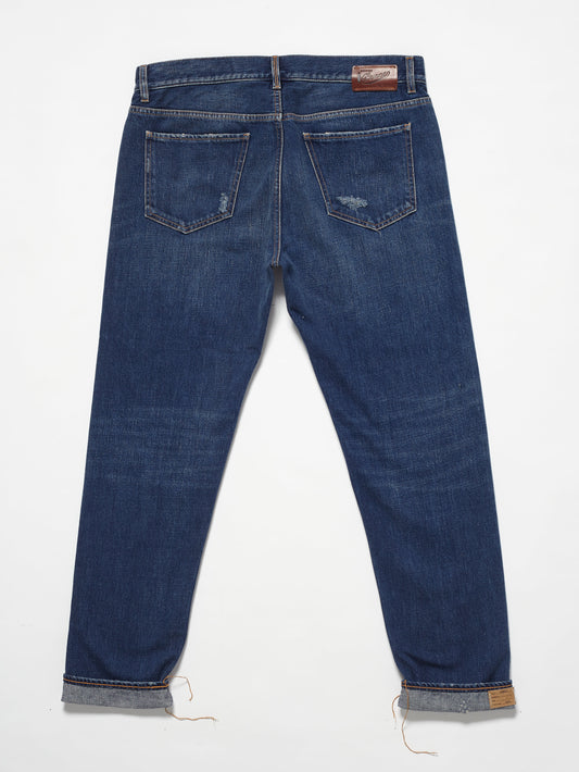 Jeans slim blu