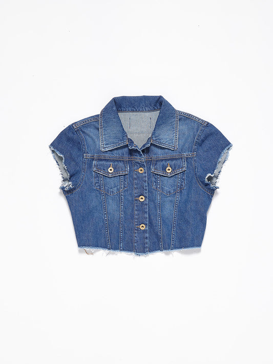 CORSETTO IN DENIM