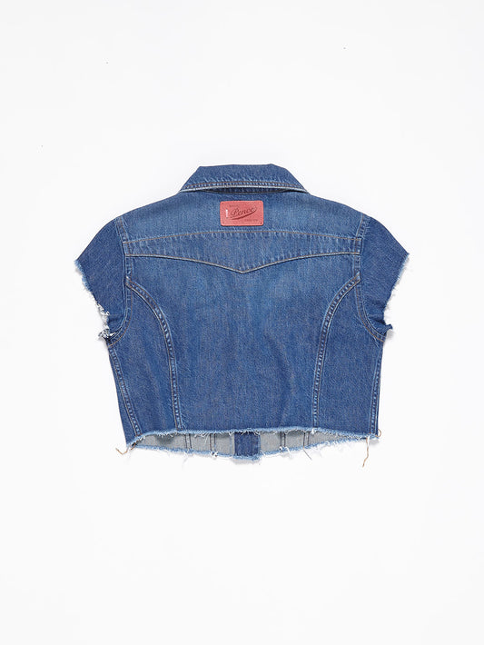 CORSETTO IN DENIM