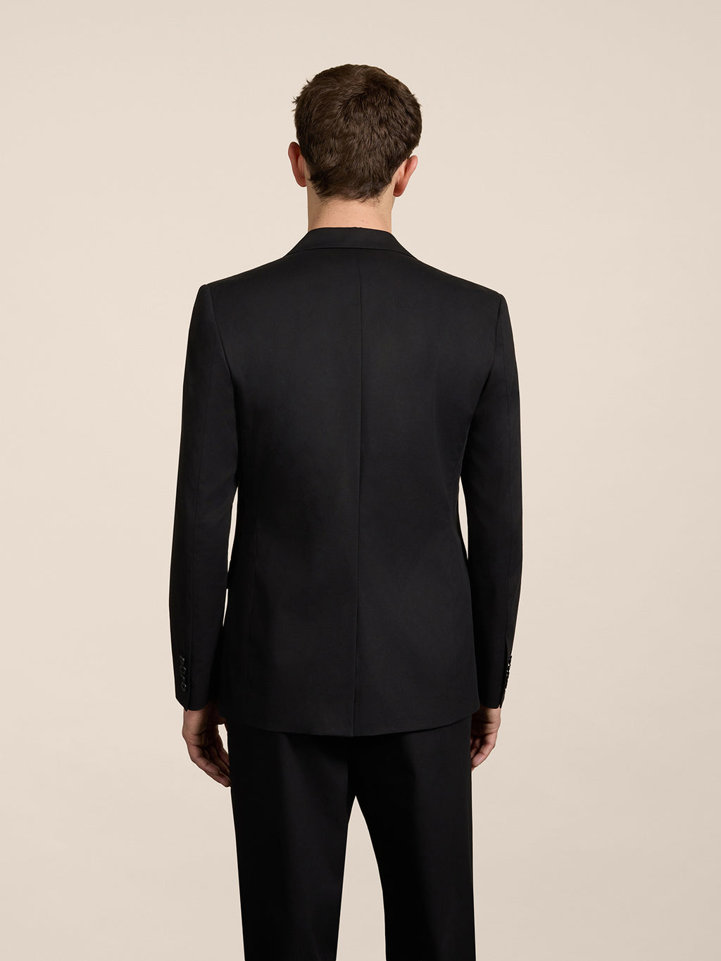 GIACCA MONOPETTO REGULAR FIT IN COTONE NERO REVERS CLASSICO - NERO INTENSO - Abbigliamento Uomo | Pence 1979