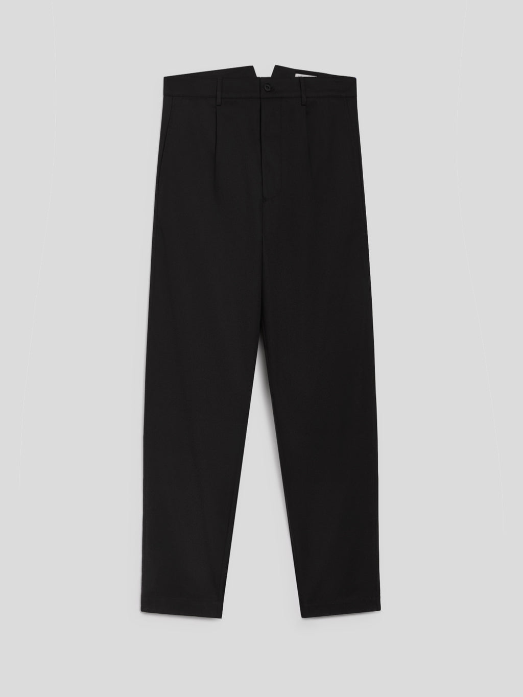 PANTALONE RELAXED FIT IN COTONE NERO - NERO - Abbigliamento Uomo | Pence 1979