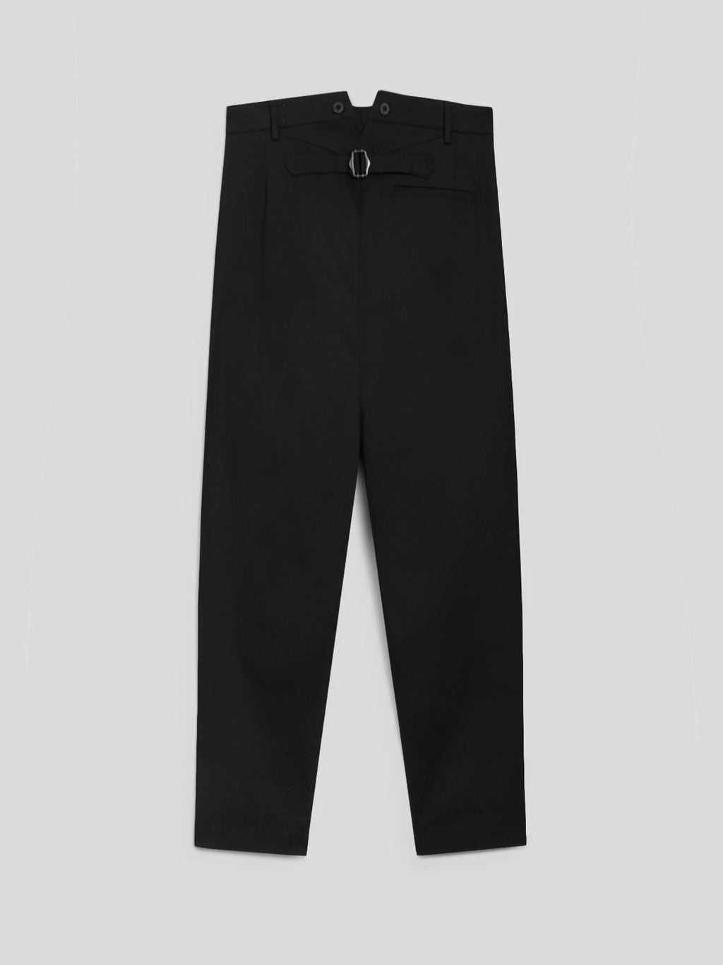 PANTALONE RELAXED FIT IN COTONE NERO - NERO - Abbigliamento Uomo | Pence 1979