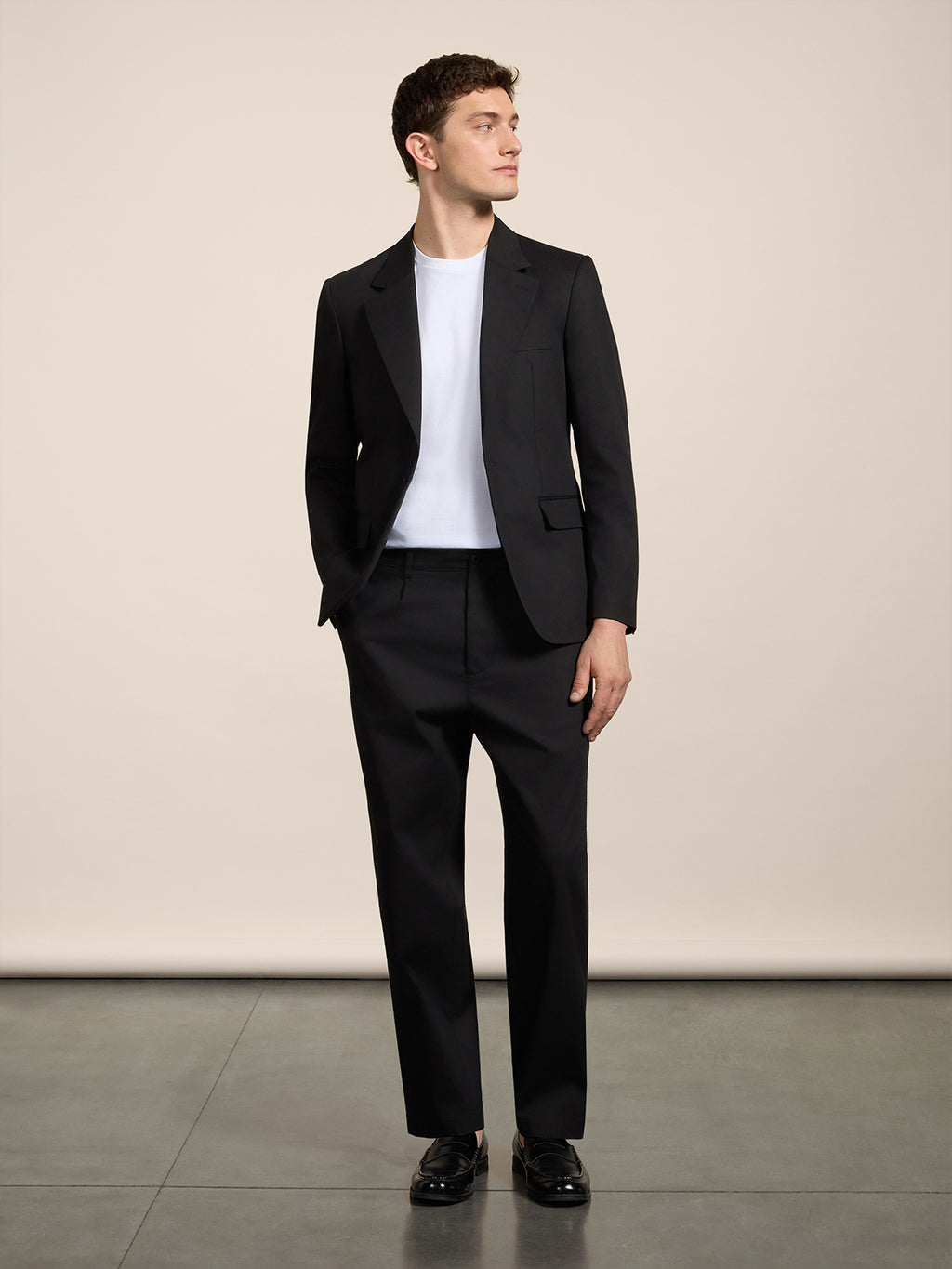 PANTALONE RELAXED FIT IN COTONE NERO - NERO - Abbigliamento Uomo | Pence 1979