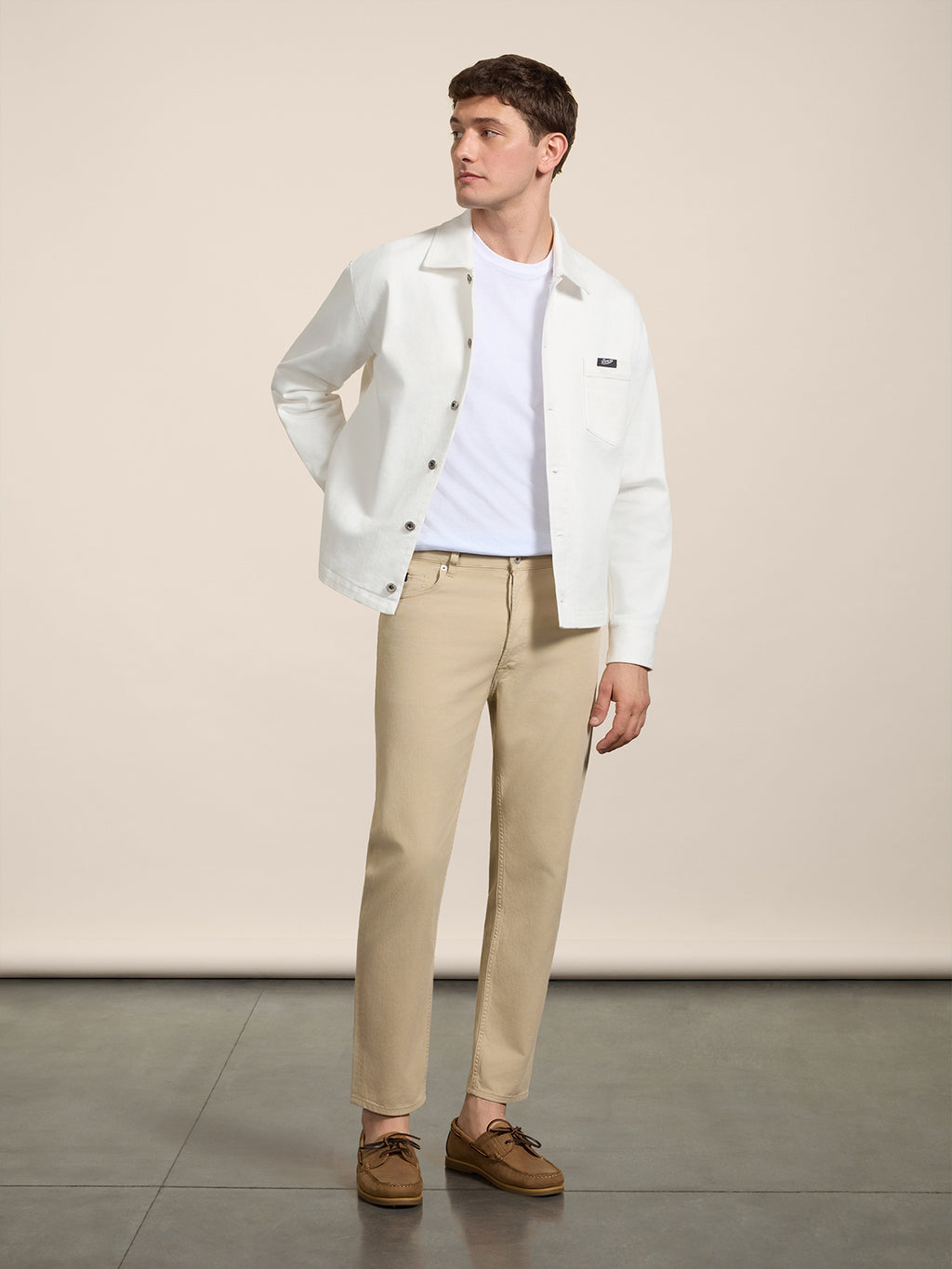 PANTALONE CARROT FIT IN COTONE TENCEL COLONIALE - COLONIALE - Abbigliamento Uomo | Pence 1979