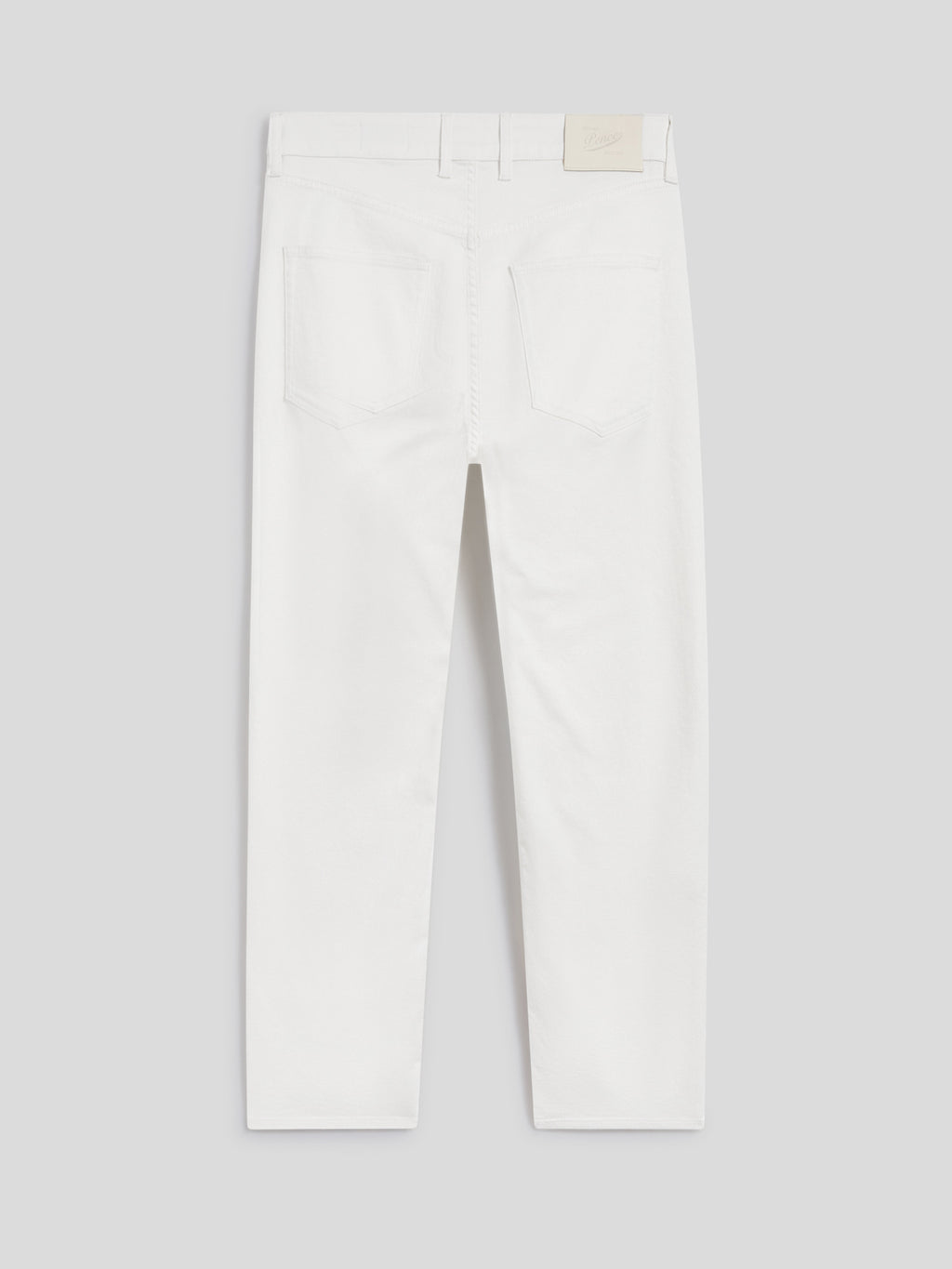 PANTALONE CARROT FIT IN DENIM COMFORT BIANCO - BIANCO - Abbigliamento Uomo | Pence 1979