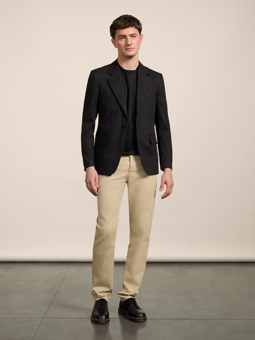REGULAR-FIT TROUSERS IN COLONIAL TENCEL COTTON - COLONIAL - Men′s Bottomwear | Pence 1979