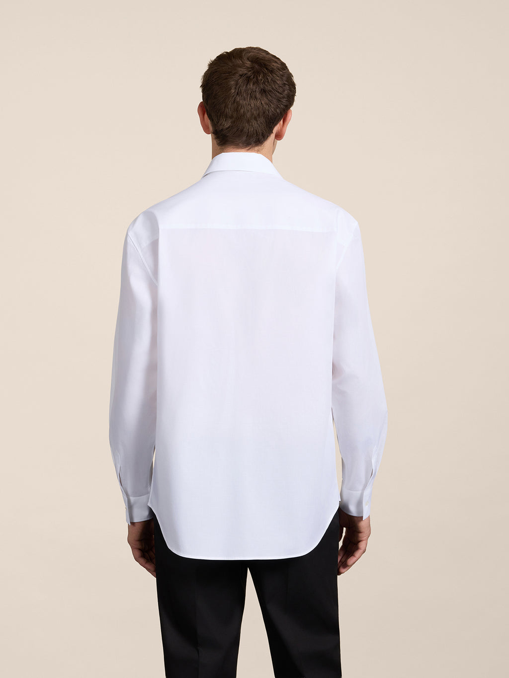 CAMICIA REGULAR FIT IN COTONE BIANCO OTTICO - BIANCO OTTICO - Abbigliamento Uomo | Pence 1979