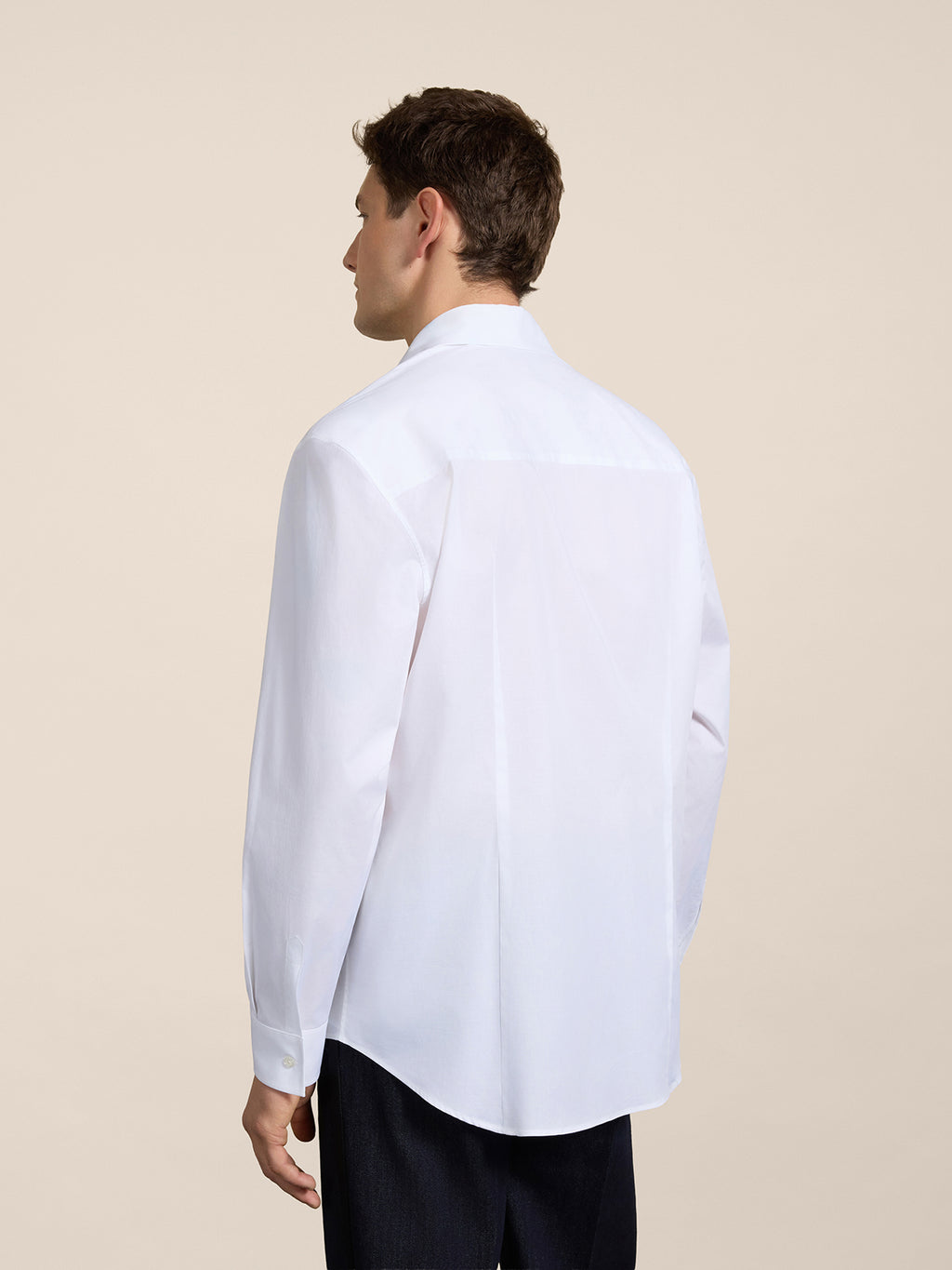 CAMICIA REGULAR FIT IN COTONE BIANCO CON PLASTRON TUXEDO - BIANCO OTTICO - Abbigliamento Uomo | Pence 1979