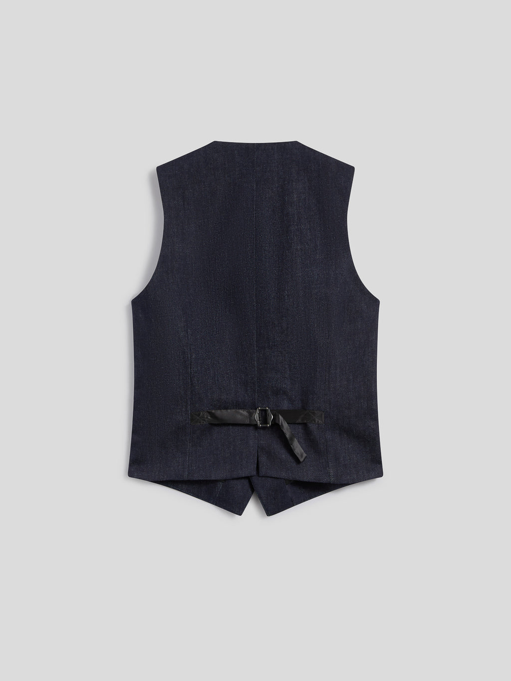 GILET TUXEDO REGULAR FIT IN DENIM COMFORT BLU SCURO - BLU SCURO - Abbigliamento Uomo | Pence 1979