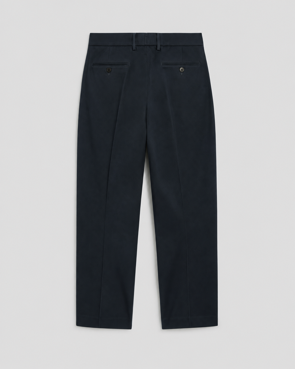REGULAR FIT CHINO PANT WITH SINGLE PLEAT BLUE NAVY - BLUE NAVY - Check Active | Pence 1979