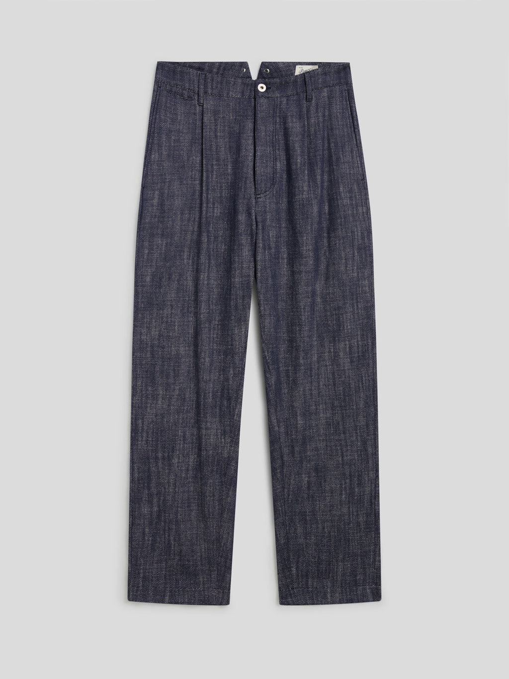 RELAXED FIT SPICY BLUE DENIM PANTS WITH WORKER DETAILS - SPICY BLUE - Check Active | Pence 1979