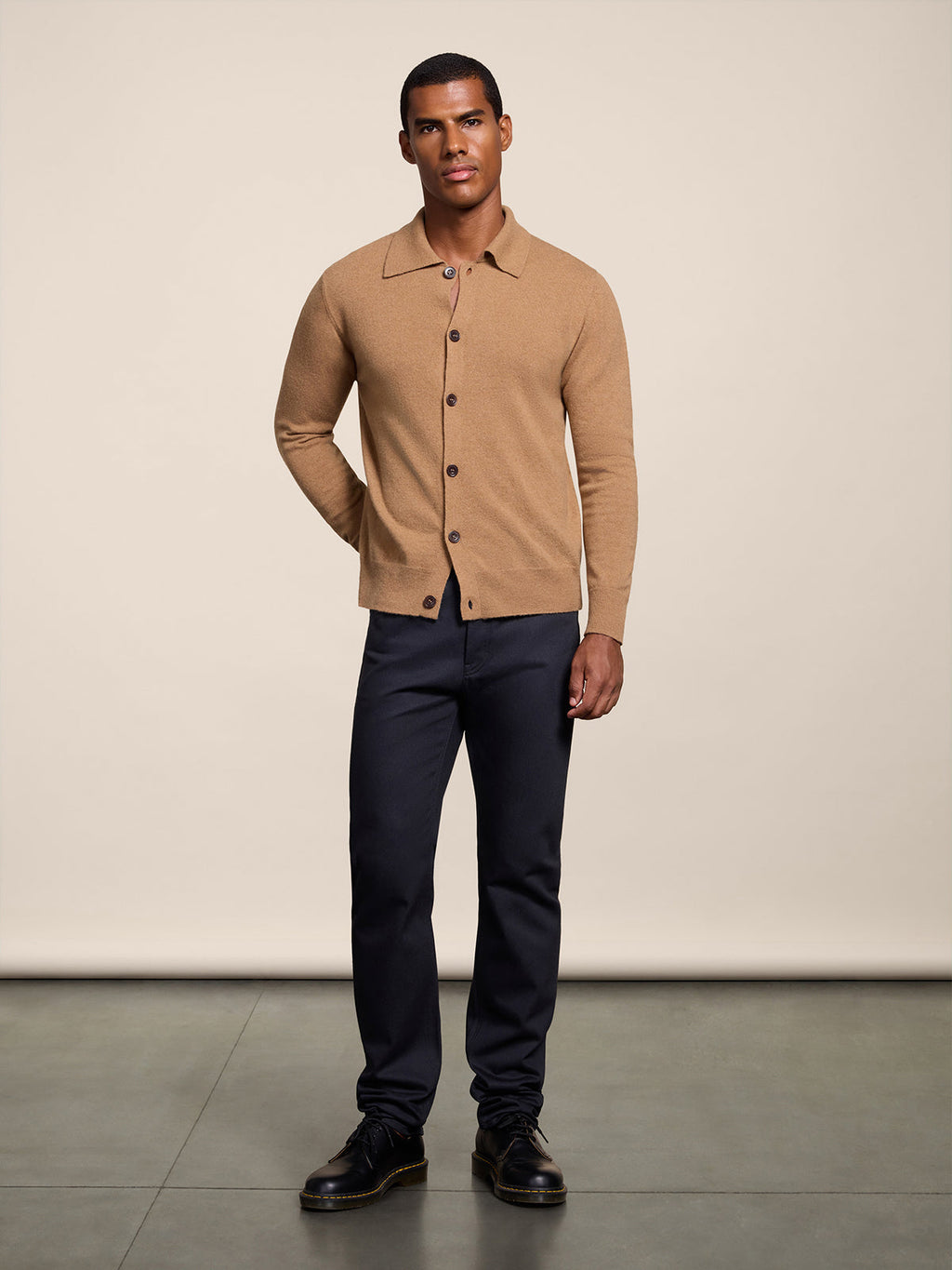 REGULAR FIT CARBON DENIM FIVE POCKET PANTS - CARBON - Check Active | Pence 1979